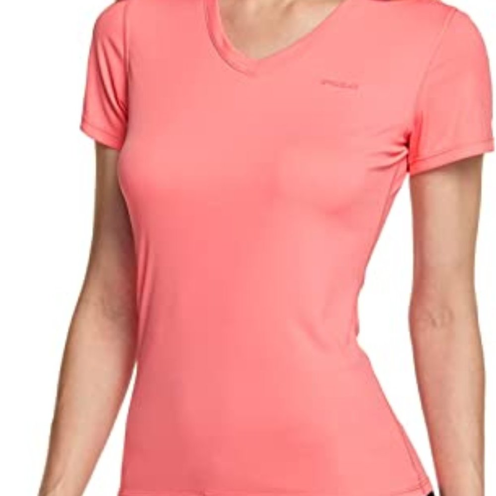 NWOT  TSLA Coral Athletic Tee